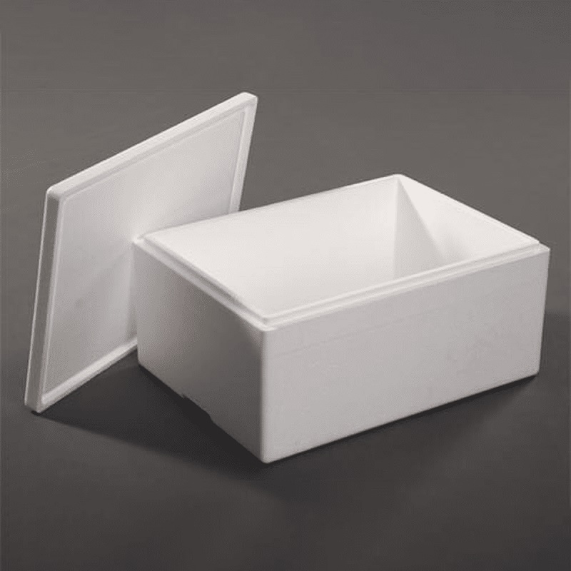 Thùng xốp trồng cây lá é